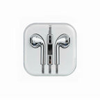Electroplated silver wired earphones suitable for Apple Android 3.5mm earphones Lightning wired earphones Typec
