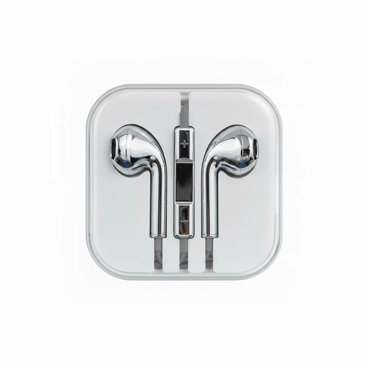 Electroplated silver wired earphones suitable for Apple Android 3.5mm earphones Lightning wired earphones Typec